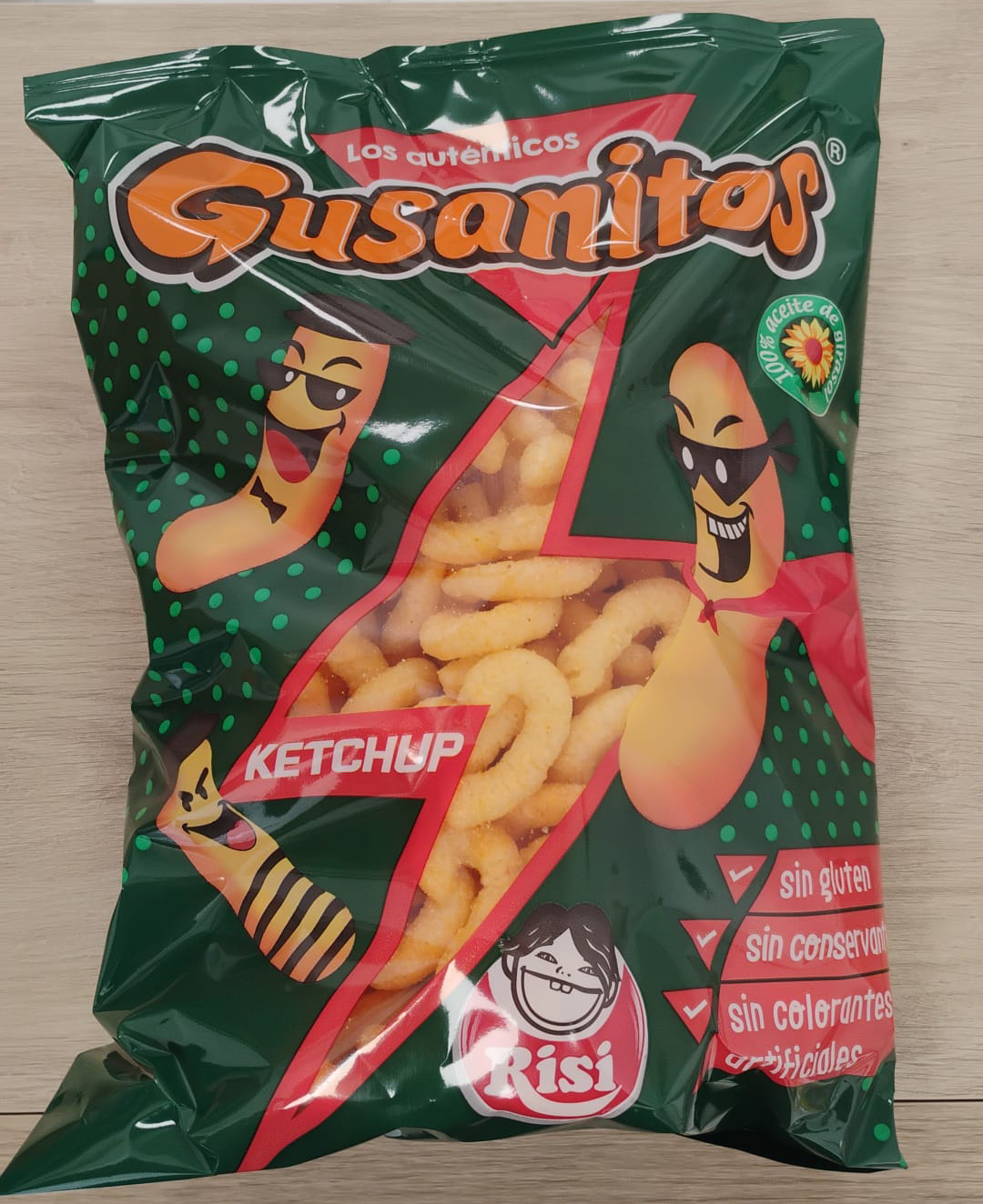 gusanitosKetchup